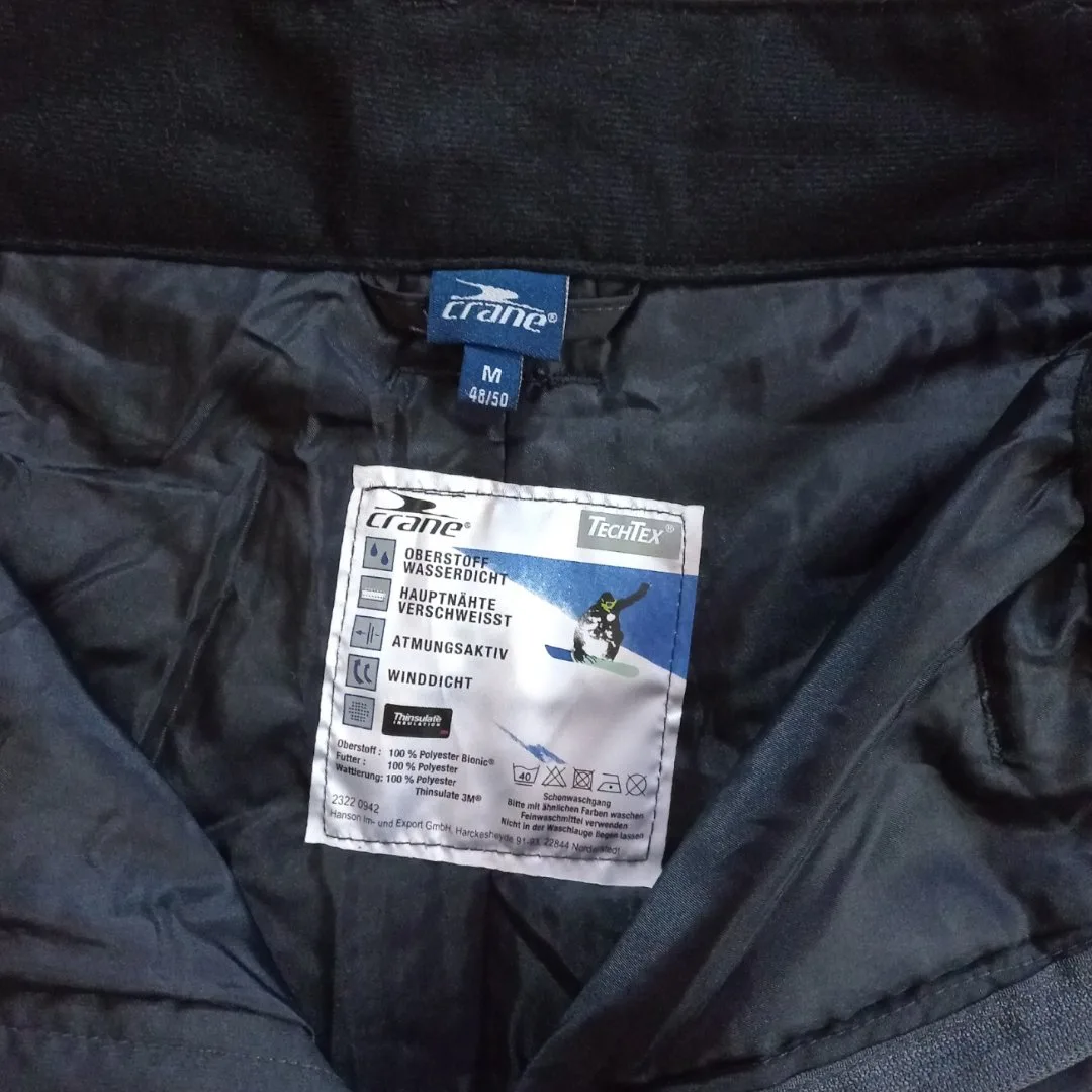 Pantalón impermeable unisex talla M Crane - Imagen 3