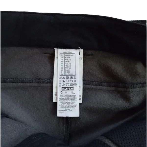 Pantalón impermeable unisex talla M Quechua - Imagen 3