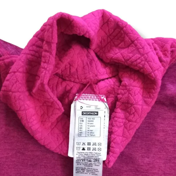 Poleron cuello alto mujer talla XS Wedze - Imagen 3