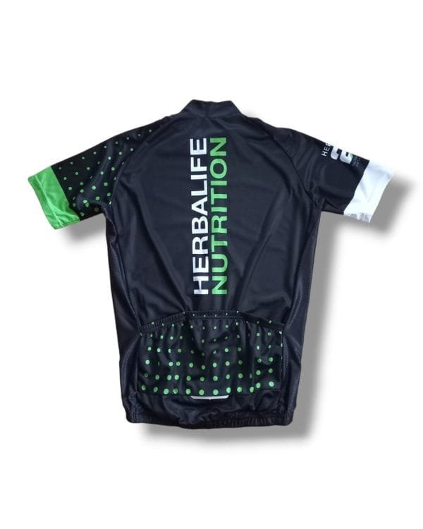 Tricota ciclismo manga corta unisex Talla L Herbalife - Imagen 3