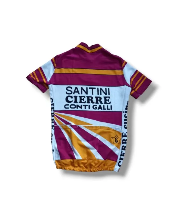 Tricota ciclismo unisex talla S Santini - Imagen 2