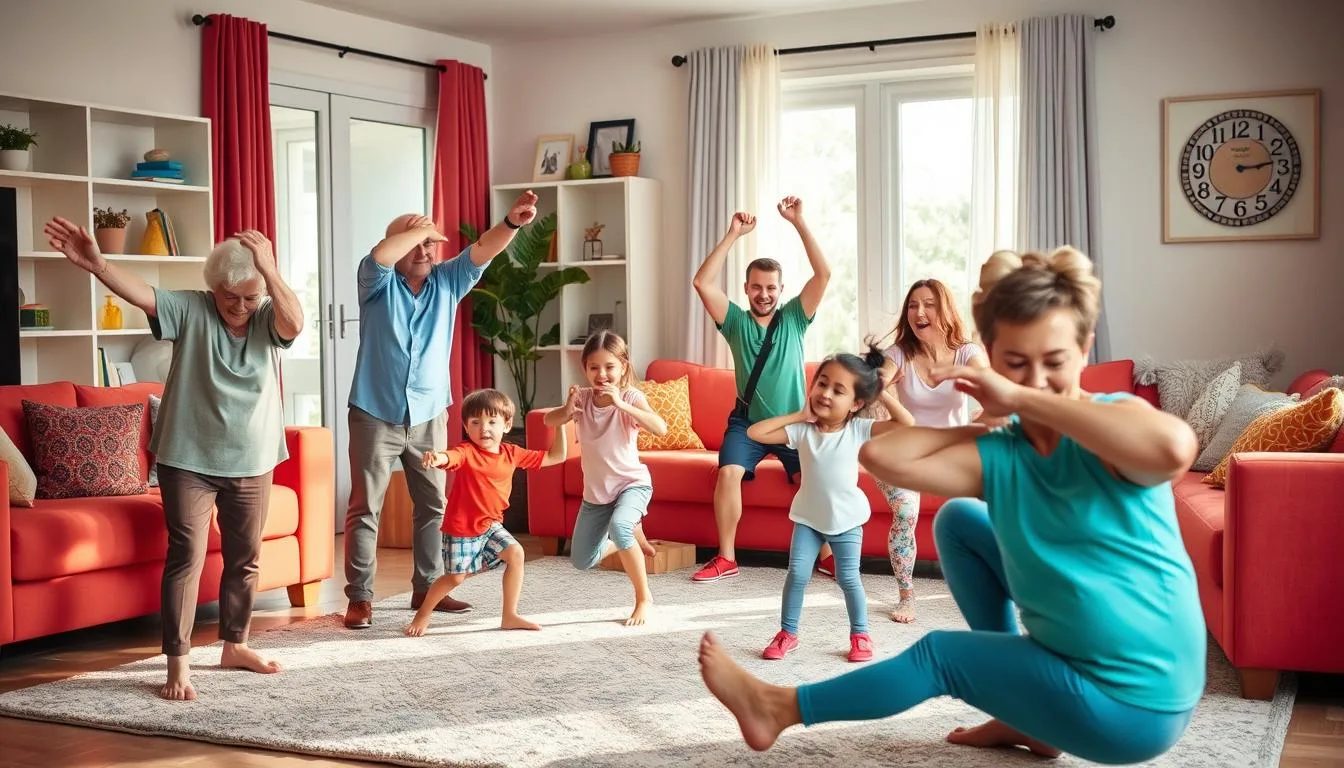 Ejercicio intergeneracional familiar