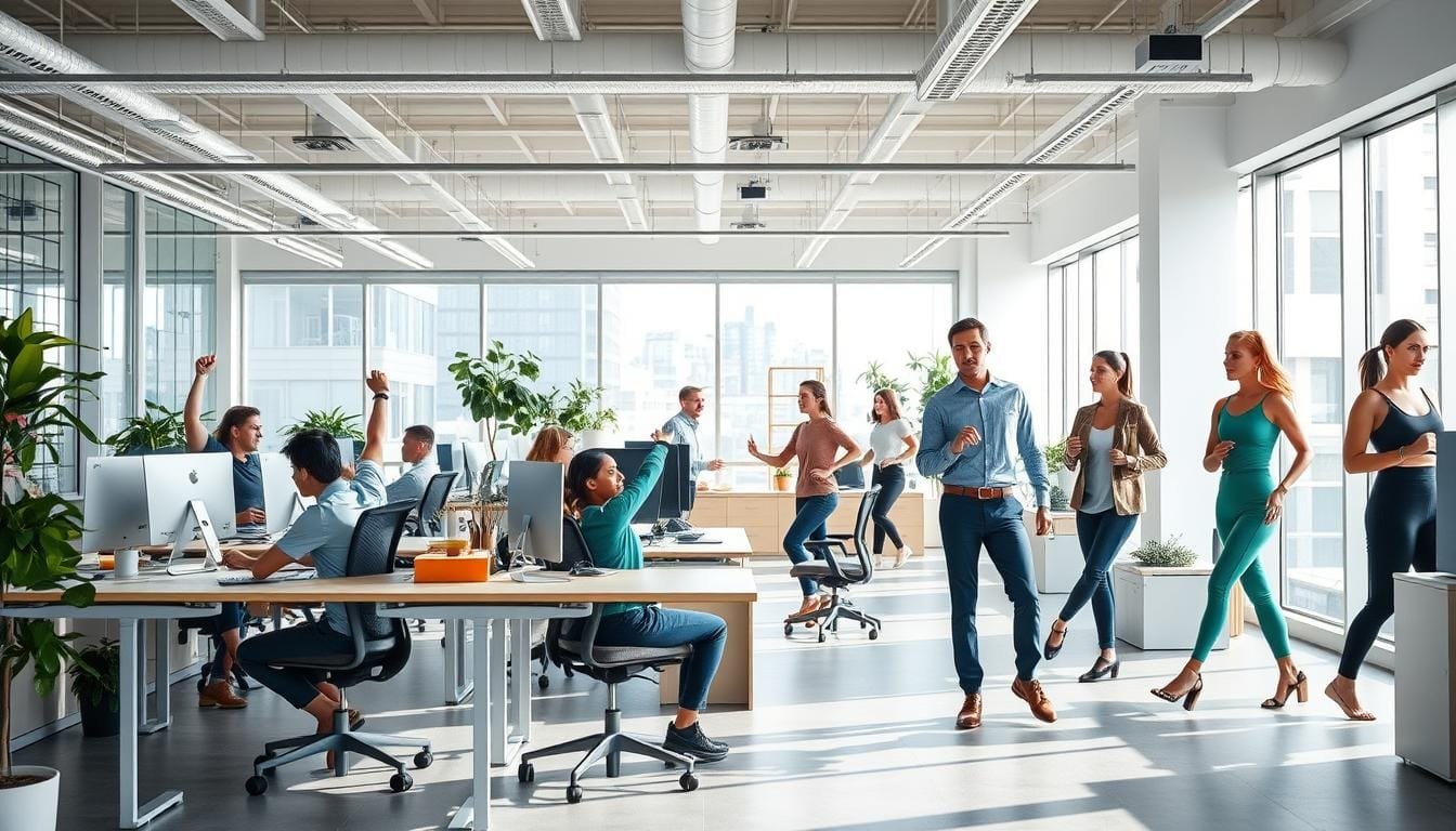 Ejercicios en la oficina