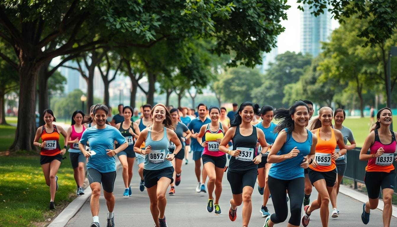 Networking en running
