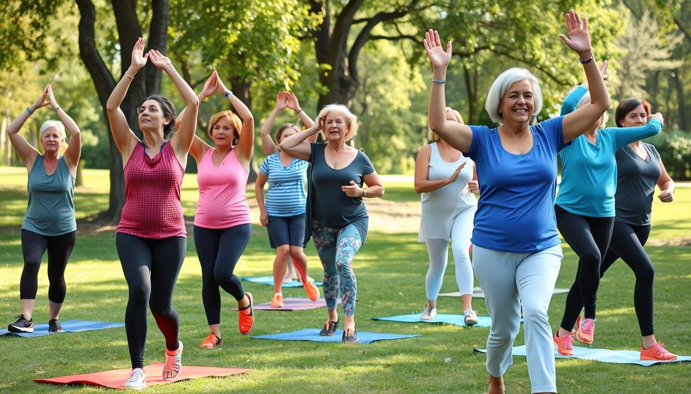 Programa de ejercicios para mujeres en menopausia
