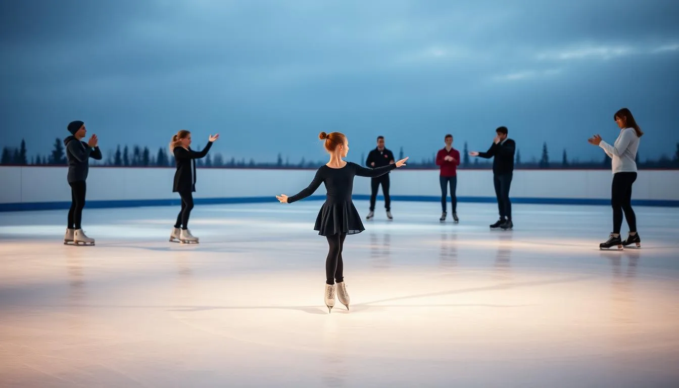 preparación inicial para patinaje artístico