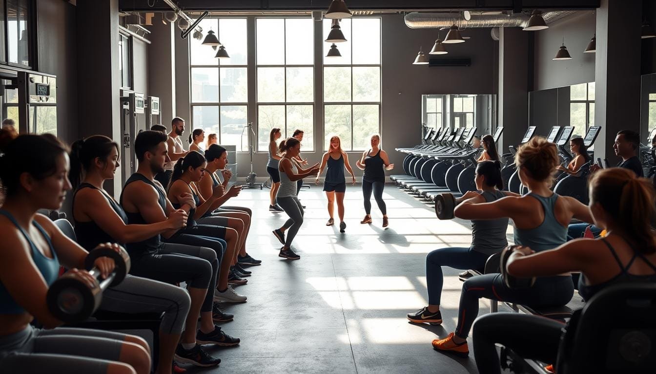 Rutinas en el gimnasio