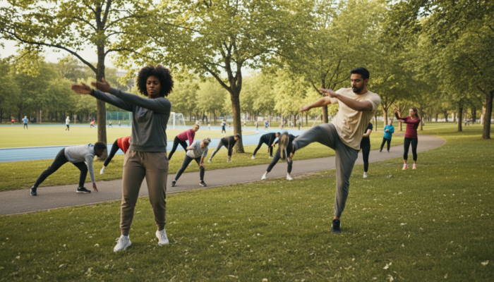 Estirar antes de correr