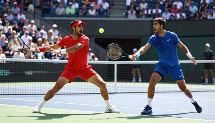 Tenistas gritan al golpear