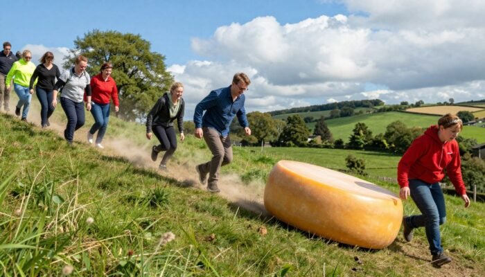 Carrera del queso Inglaterra