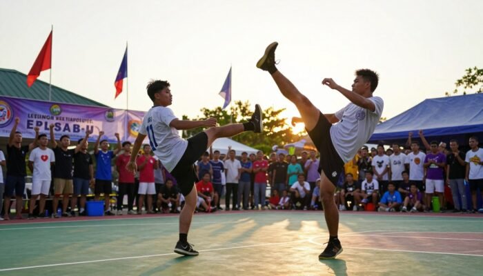 Sepak Takraw voleibol ninja