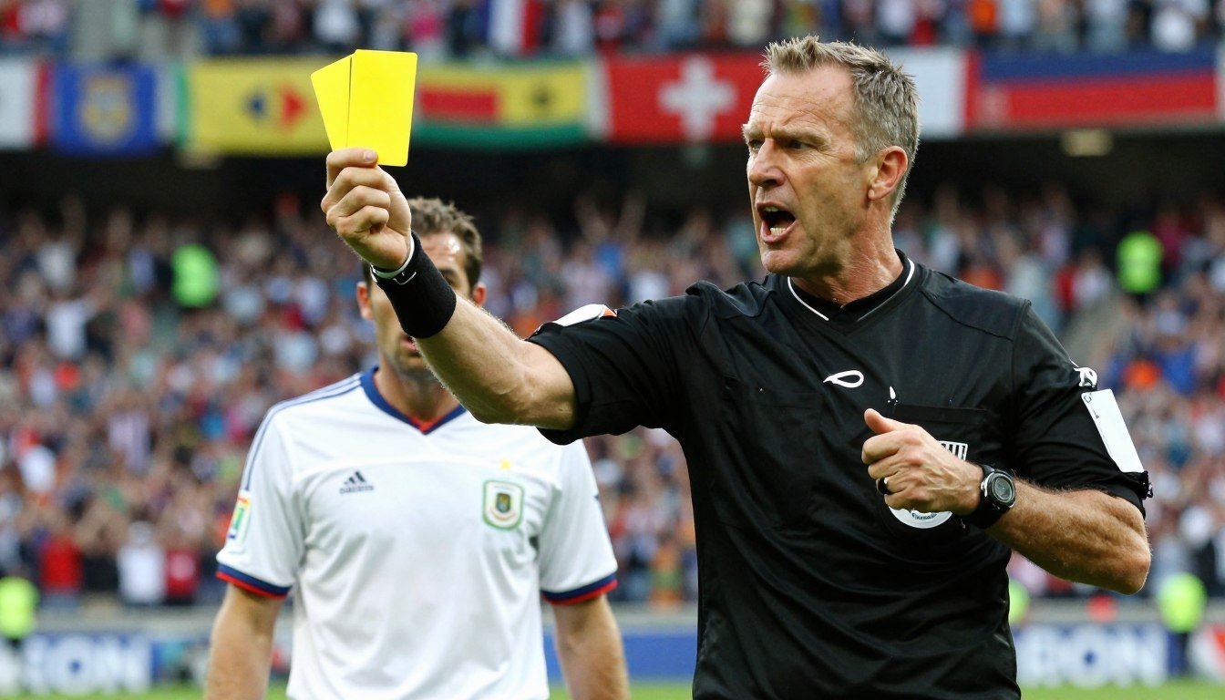 Graham Poll: El árbitro que expulsó a un mismo jugador en el Mundial 2006 dándole 3 tarjetas amarillas. 1 El árbitro de las 3 tarjetas amarillas