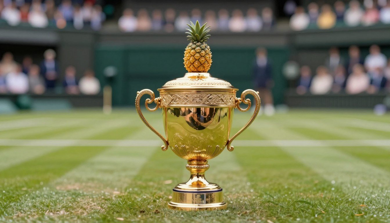 Trofeo de Wimbledon piña