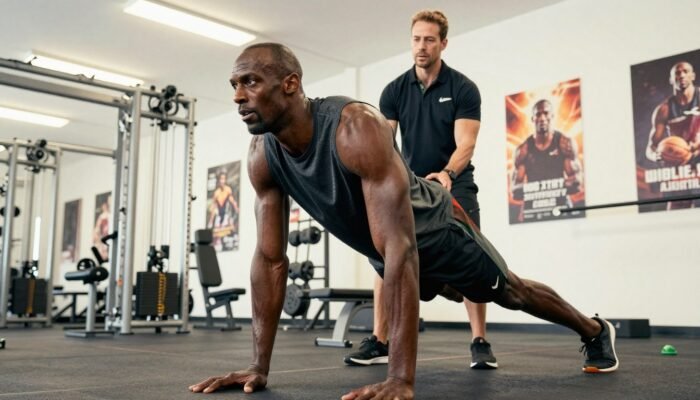 Usain Bolt escoliosis