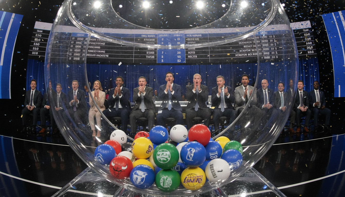 Bolas de ping pong y millones de dólares: Cómo funciona realmente la dramática lotería del Draft de la NBA. 1 Draft NBA lotería
