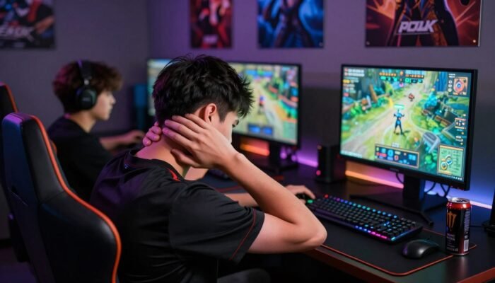 Jugadores de eSports lesiones