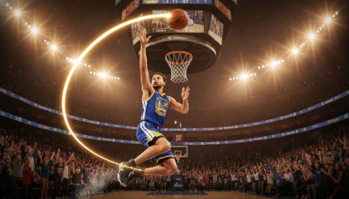 Stephen Curry ciencia triples