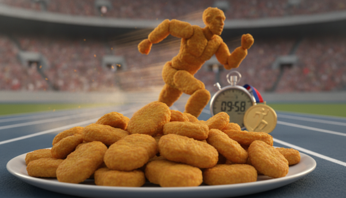 Usain Bolt nuggets dieta