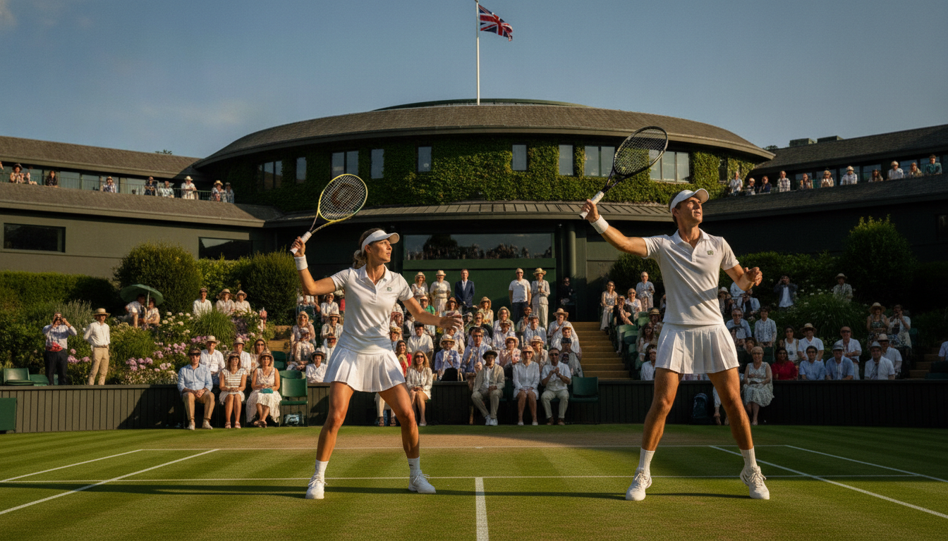 La estricta regla de Wimbledon: Por qué los tenistas están obligados a vestirse 100% de blanco desde 1877. 1 Wimbledon ropa blanca