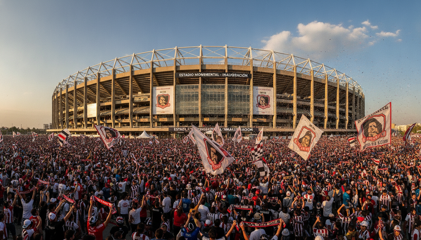 La inauguración del Estadio Monumental: Mitos y realidades de la casa alba. 1 Estadio Monumental Colo Colo