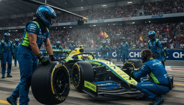 F1 paradas en pits