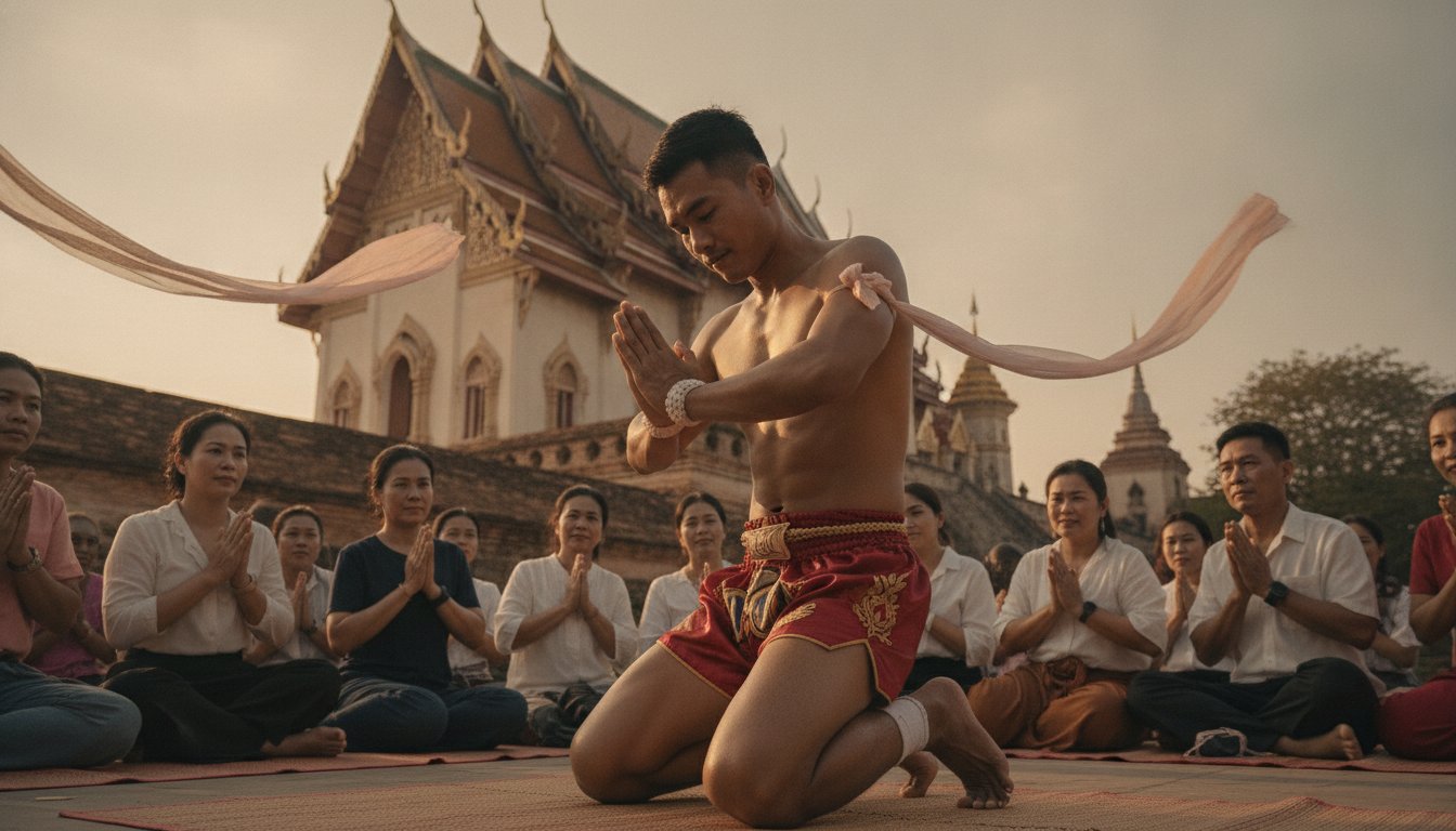 Muay Thai ritual danza