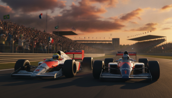 Senna vs Prost rivalidad
