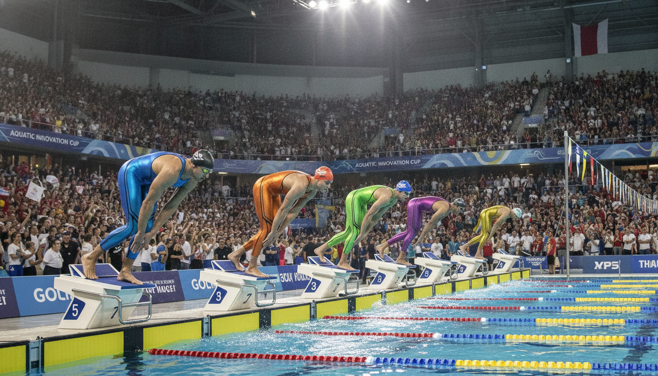 Natación trajes poliuretano prohibidos