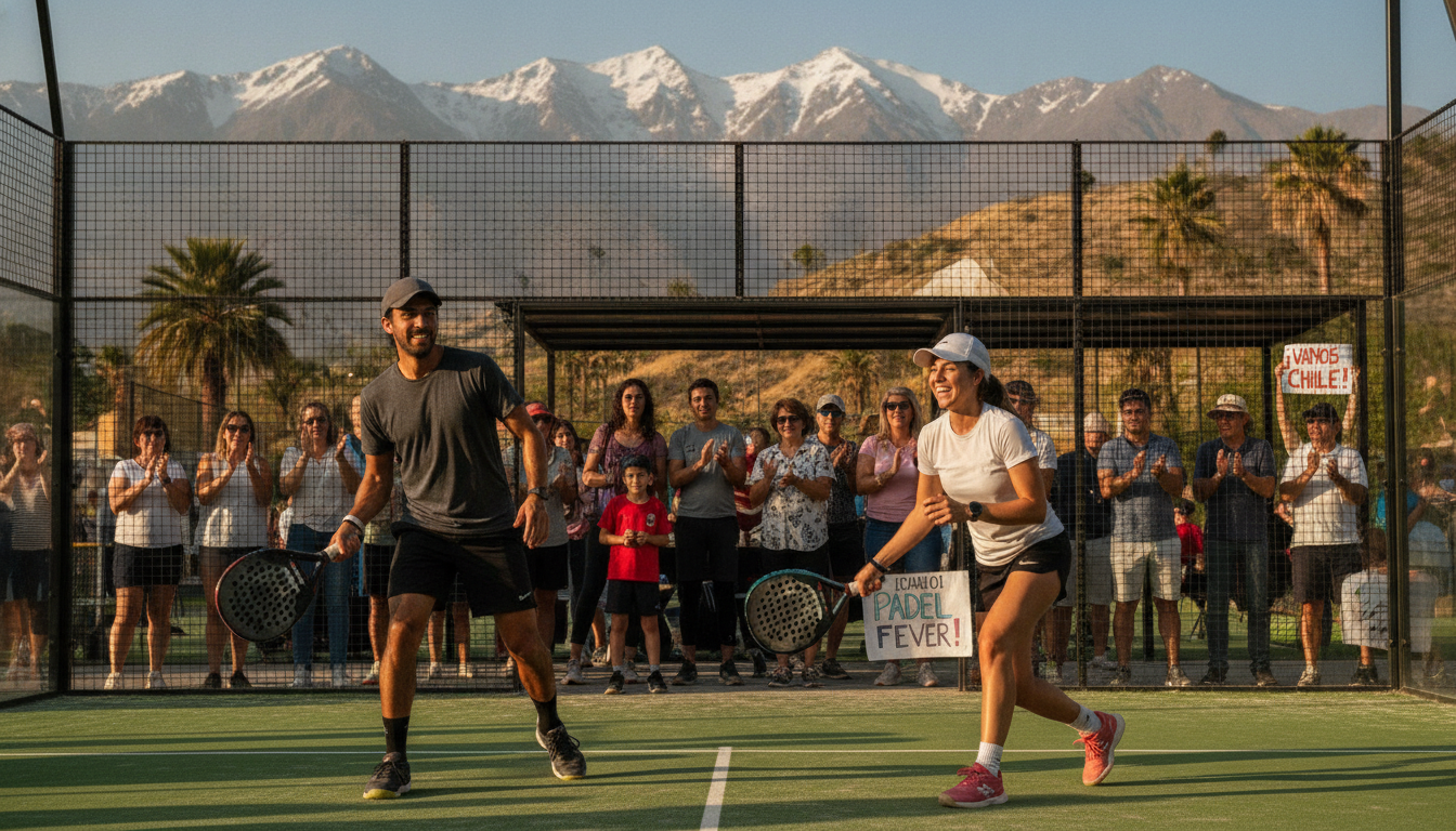 El fenómeno del pádel en Chile: Por qué se convirtió en el deporte más jugado. 1 Pádel en Chile auge