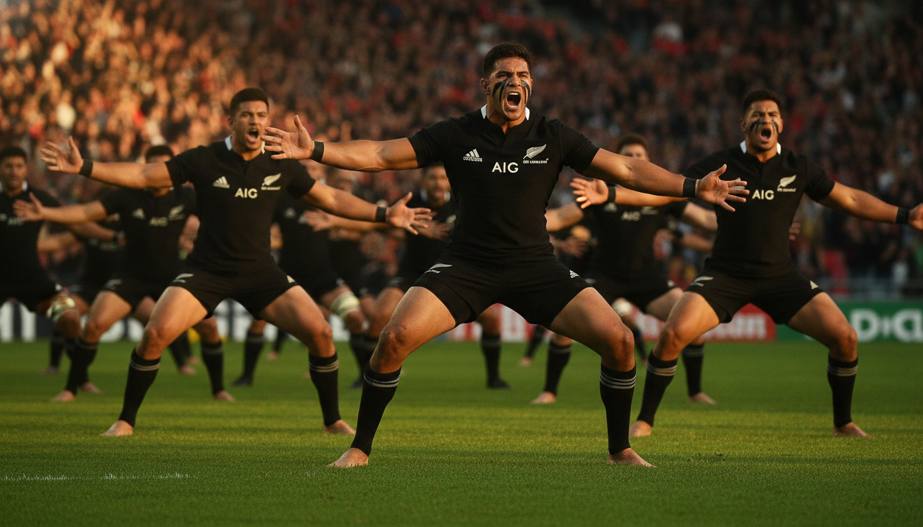 Rugby Haka Nueva Zelanda