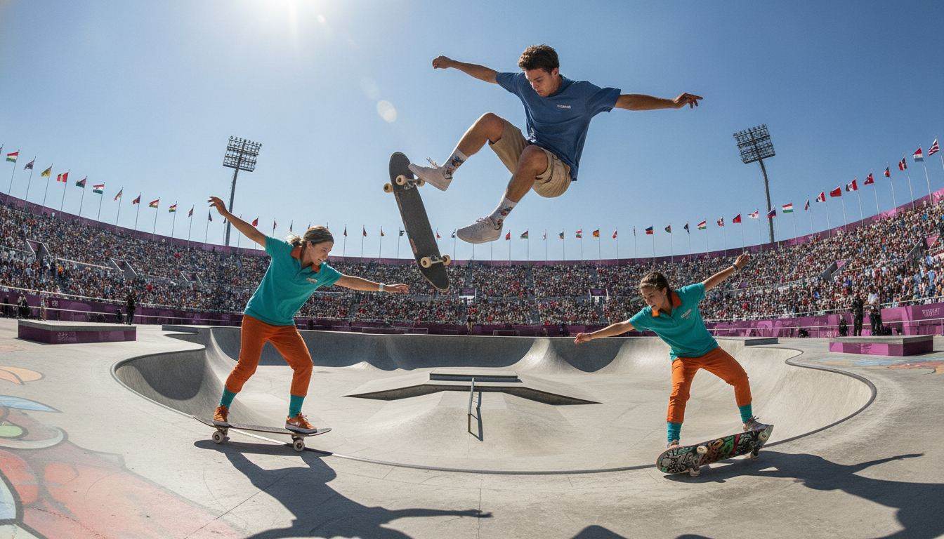 Skateboarding Juegos Olímpicos reglas