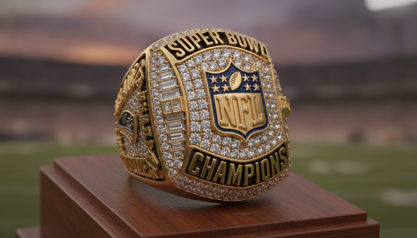 El trofeo que puedes usar: Cuánto cuesta y quién paga realmente la fabricación de los lujosos anillos del Super Bowl. 1 Super Bowl anillo diamantes