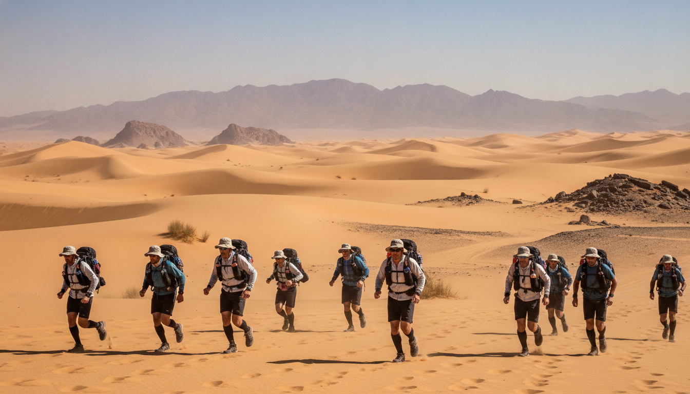 Marathon des Sables: La brutal carrera de 250 kilómetros por el desierto del Sahara donde debes cargar tu propia comida. 1 Ultramaratón desierto supervivencia