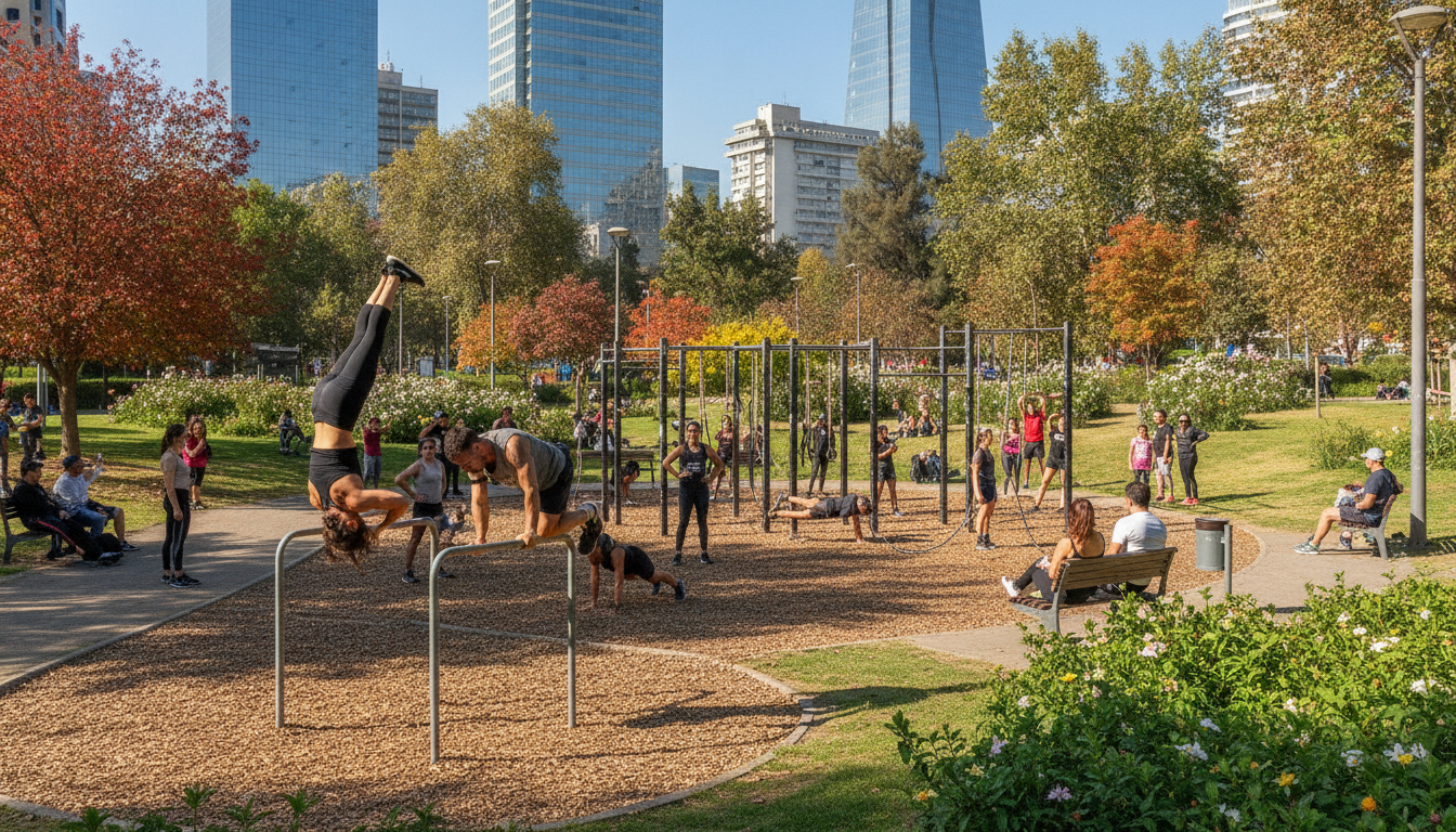 Calistenia parques Chile