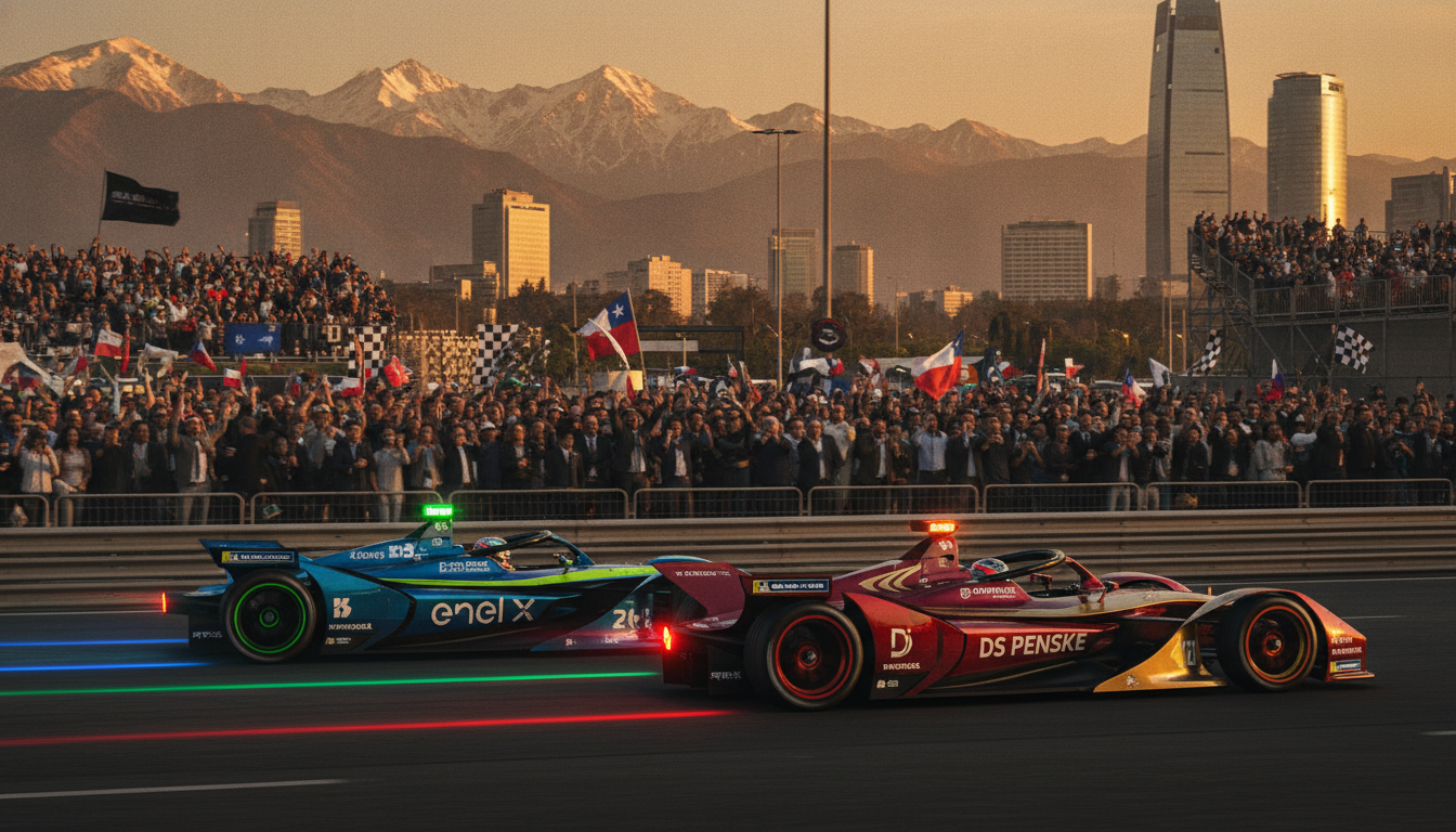 El Santiago E-Prix: Cuando los monoplazas eléctricos rugieron en las calles de Chile. 1 Formula E Santiago E-Prix