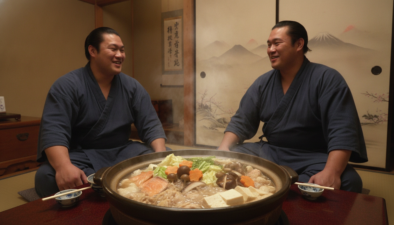 Estómagos de campeón: El enorme tazón de Chanko Nabe y la estricta rutina de sueño de los luchadores de Sumo japoneses. 1 Sumo dieta 10000 calorías chankonabe