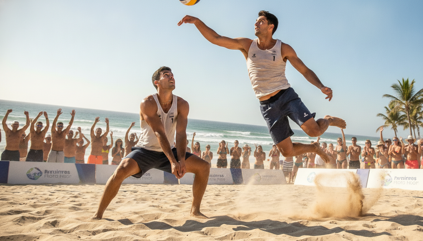Los primos Grimalt: La dupla que puso al vóleibol playa chileno en el mapa global. 1 Vóleibol playa hermanos Grimalt
