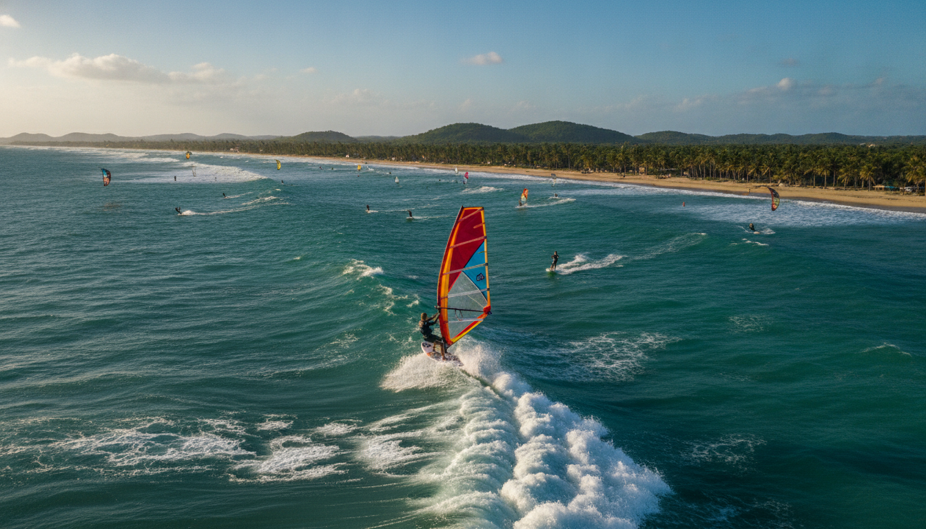 Matanzas: El viento perfecto que atrae a los mejores del windsurf y kitesurf. 1 Windsurf Matanzas Navidad